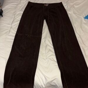 Juicy Couture Brown Velour Lounge Pants